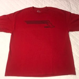 Nike Graphic T Shirt Red Size XL